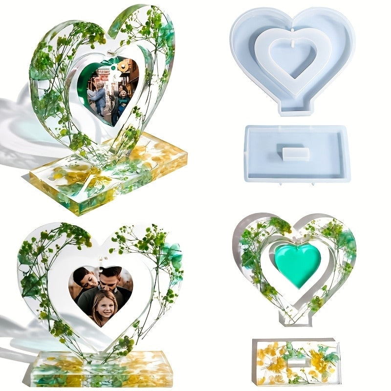 Double Love Photo Frame Ornament Resin Mold – IntoResin