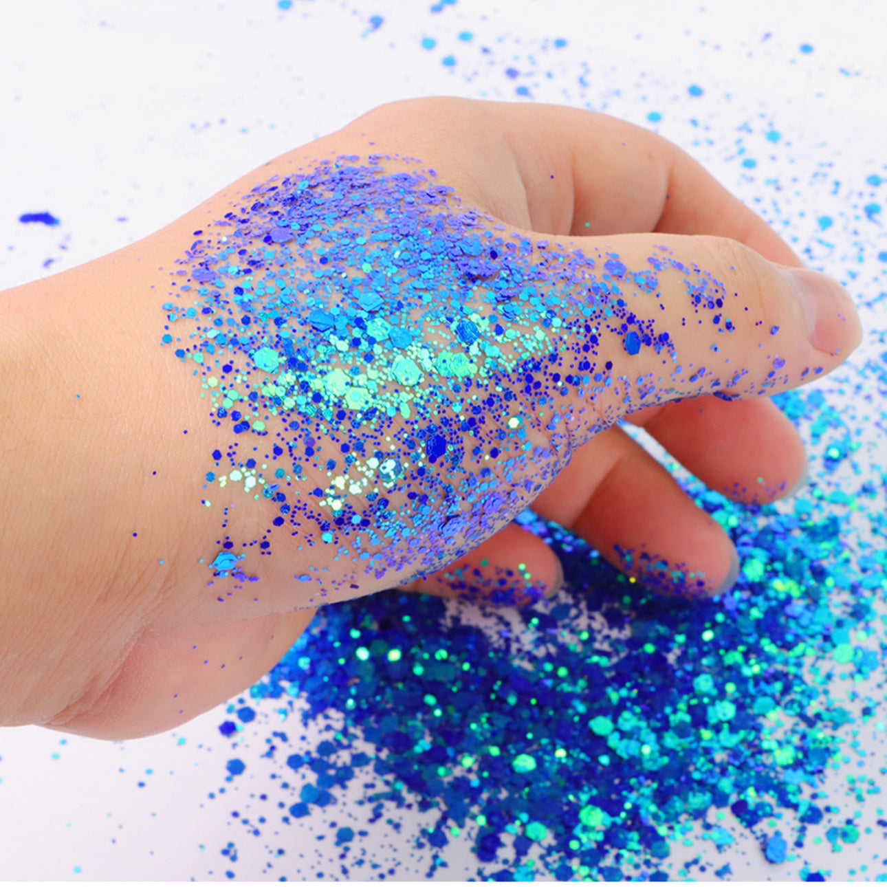 Holographic Chunky Glitter Resin Glitter Epoxy Resin Festive Decor High  Flashing Perfect for Slime DIY Crafts Tumbler Nail Art