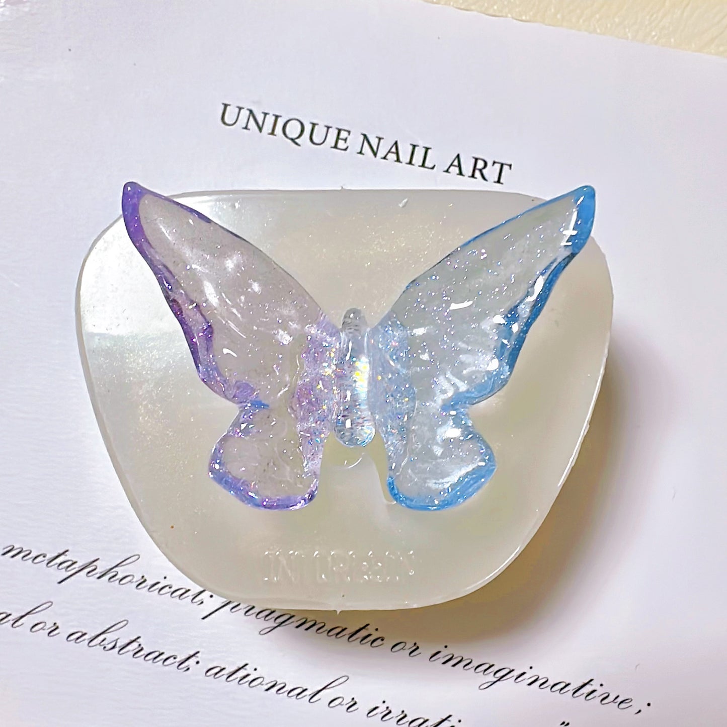 Handmade Water Ripple Soaring Butterfly Resin Molds