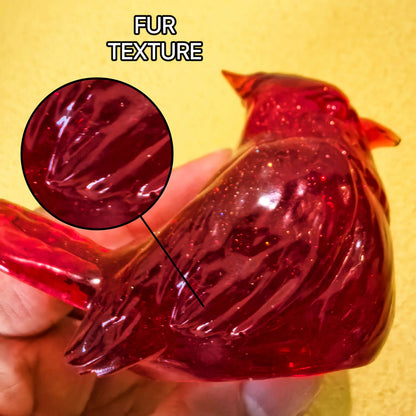 Handmade Cardinal Bird Ornament Resin Mold