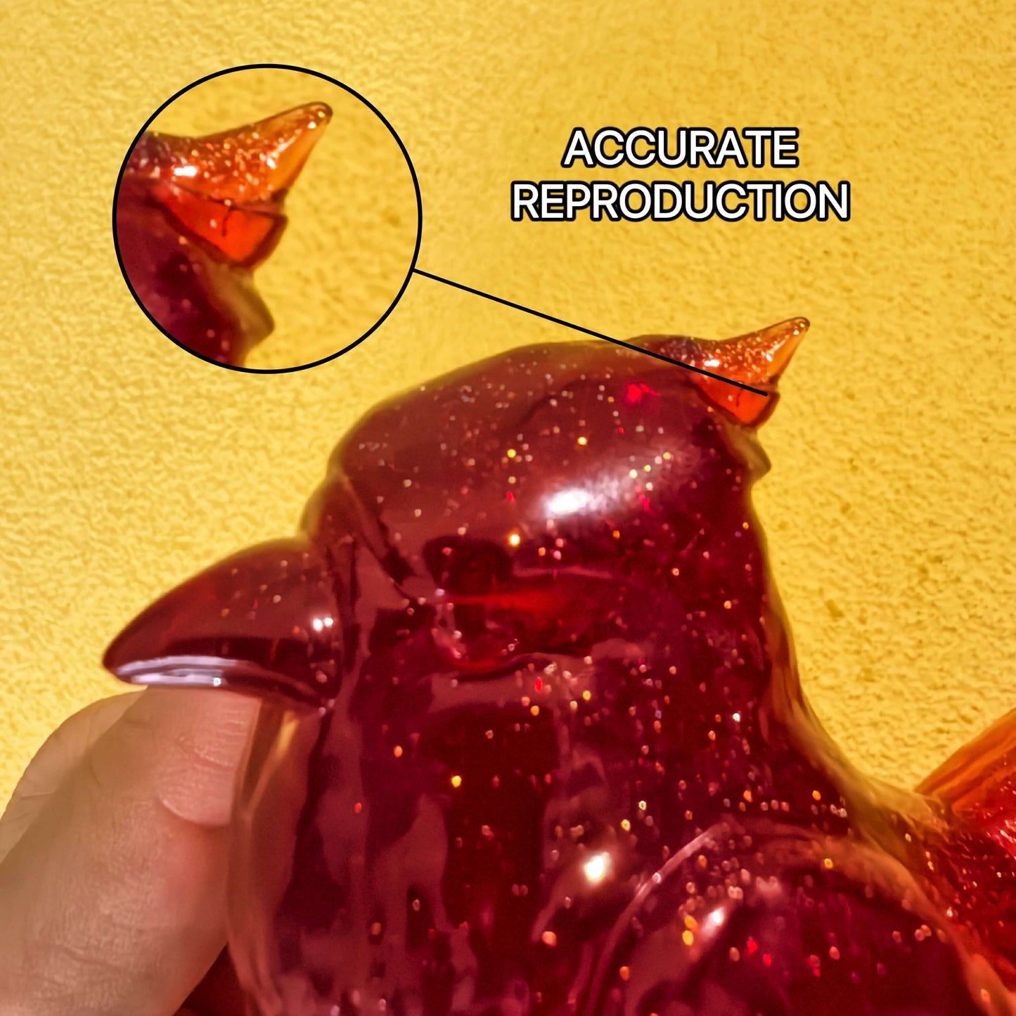 Handmade Cardinal Bird Ornament Resin Mold