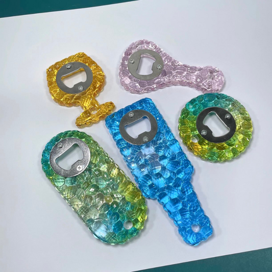 Handmade Diamond Wine Bottle Opener Resin Molds