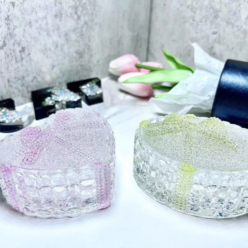 Handmade Diamond Gift Box Storage Resin Mold