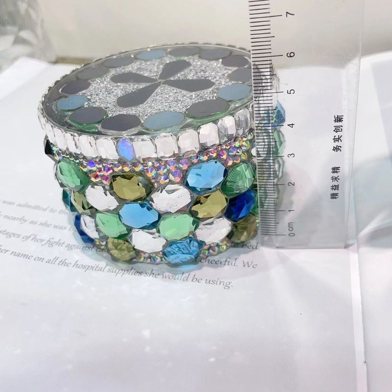 Handmade Stone Diamond Storage Jar Resin Mold