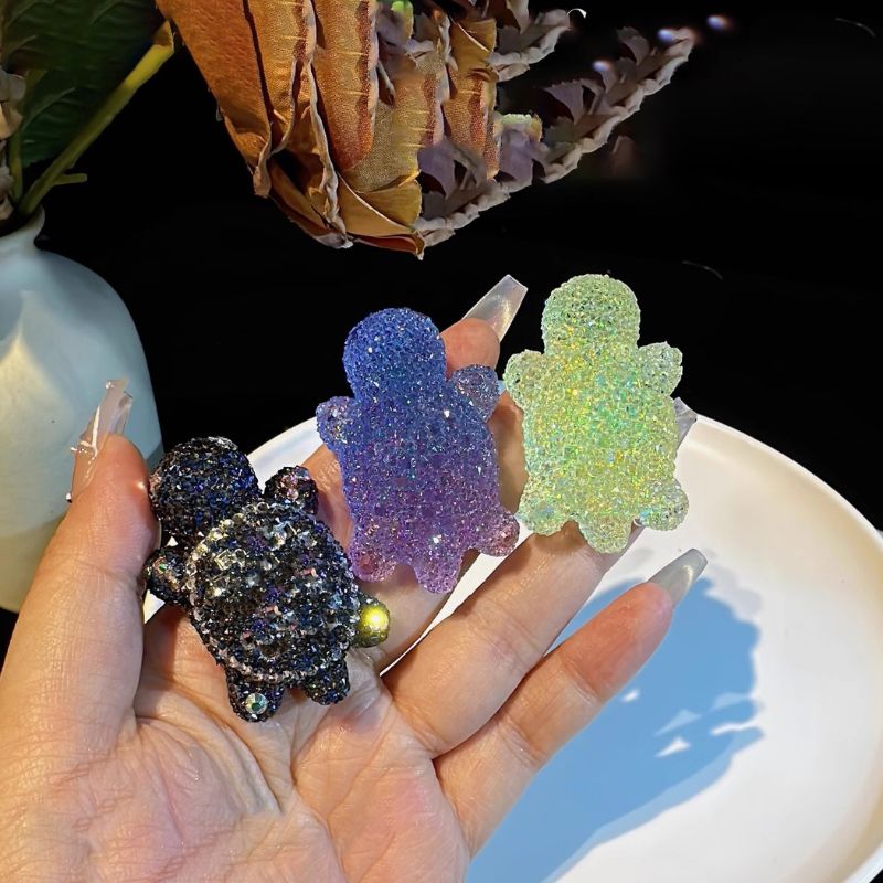 Handmade Cute Diamond Turtle Ornament Resin Mold