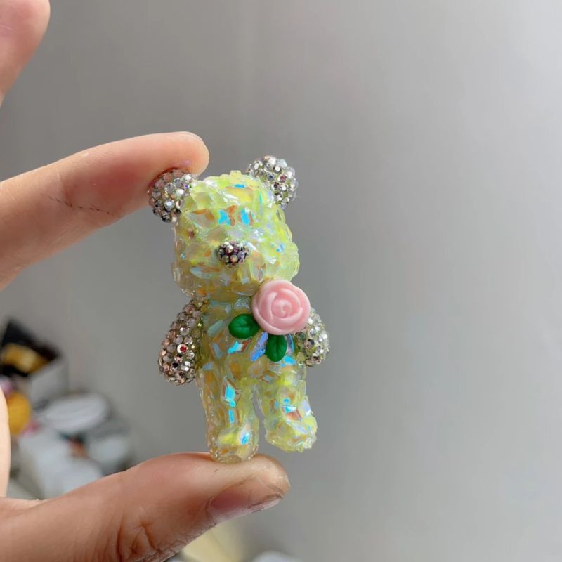 Handmade Diamond Bear Resin Mold