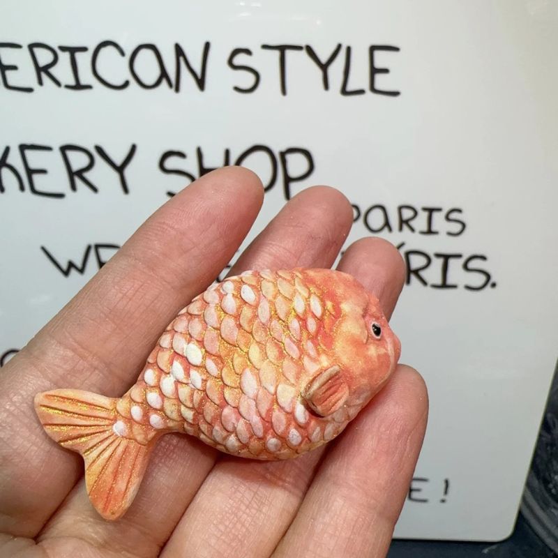 Handmade Fat Head Goldfish Ornament Resin Mold