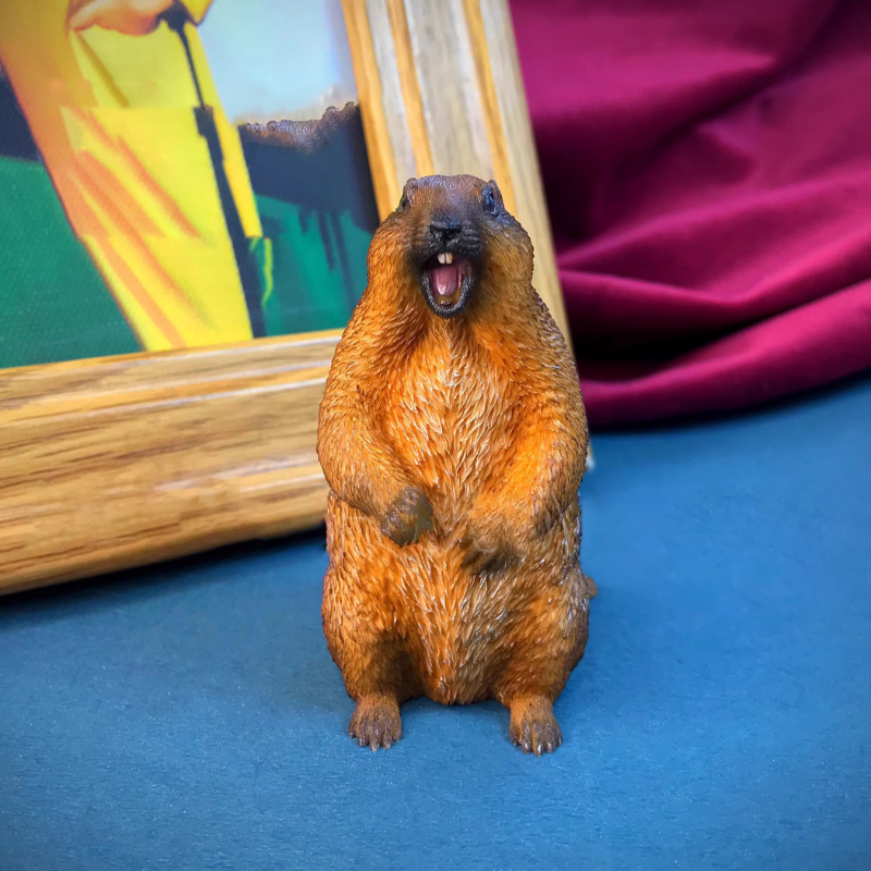 Handmade Groundhog Ornament Resin Mold