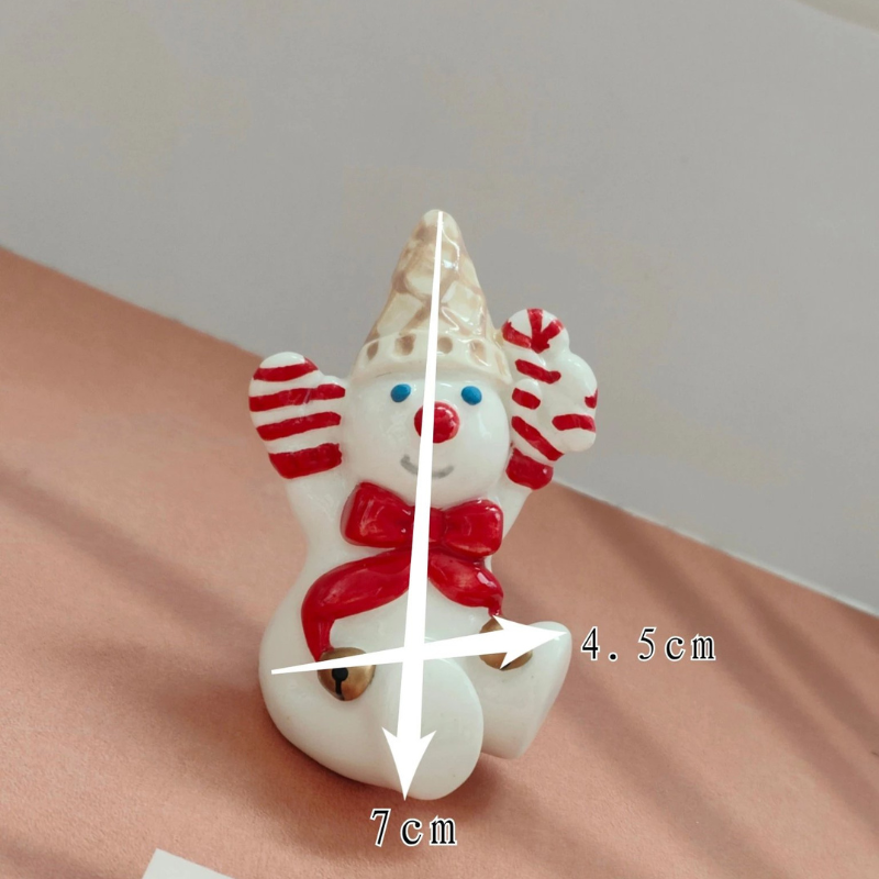 Handmade Cute Snowman Ornament Resin Mold