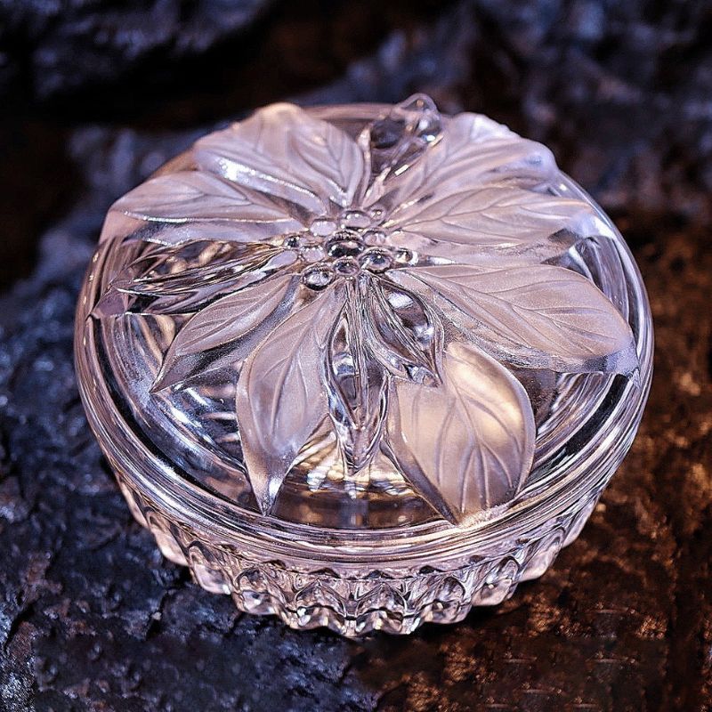 Handmade Luxury Diamond Flower Storage Box Resin Molds