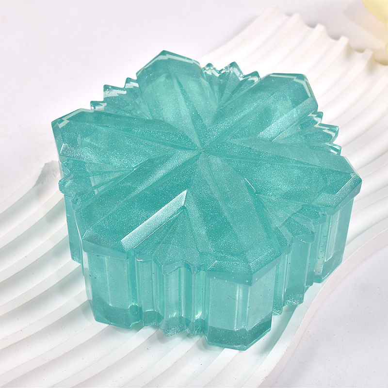 Snowflake Storage Box Decoration Resin Mould