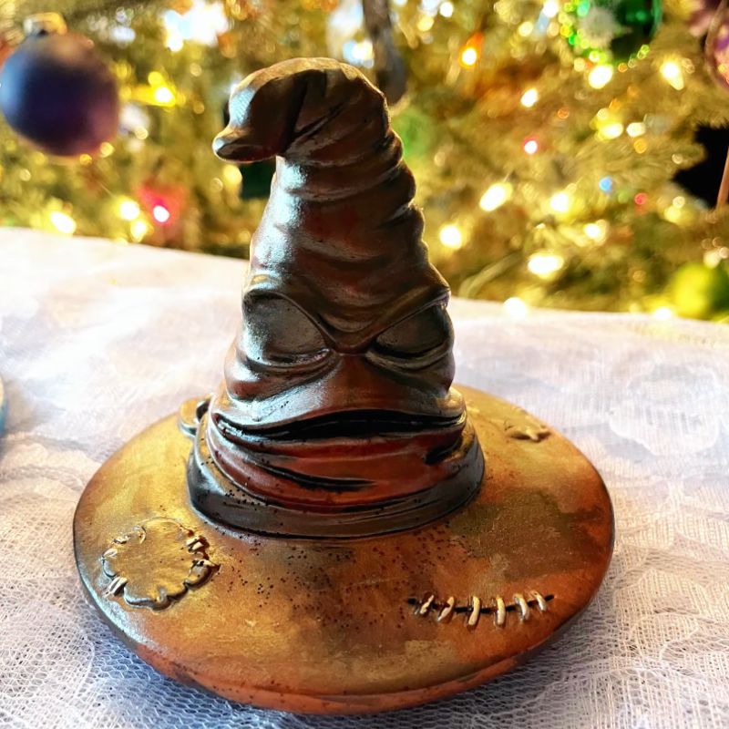 Handmade The Sorting Hat of Hogwarts Decorative Storage Box Resin Molds