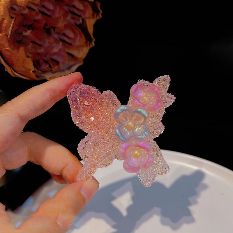 Handmade Diamond Flower Butterfly Decoration Resin Mold