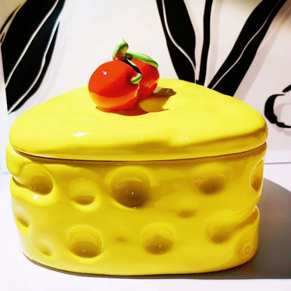 Handmade Super Large Cherry Cheese Cake Storage Box Resin Molds