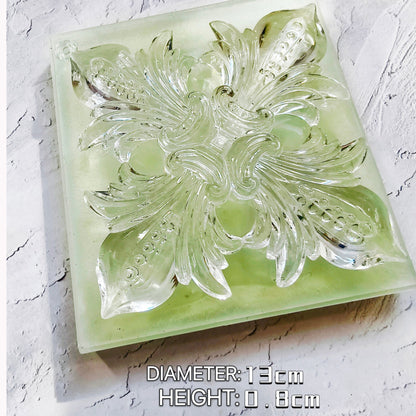 Handmade Crystal Snowflake Pendant Decoration Resin Molds