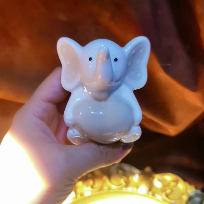 Handmade Baby Elephant Holding Love Ornament Resin Molds