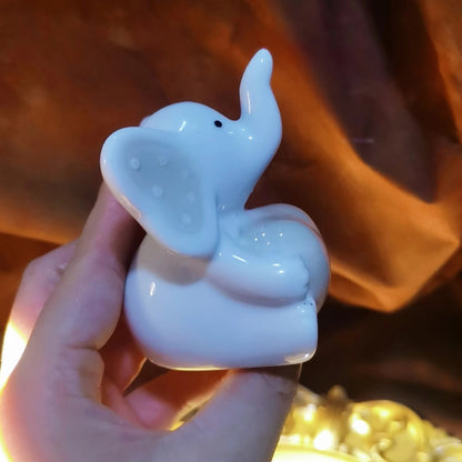 Handmade Baby Elephant Holding Love Ornament Resin Molds