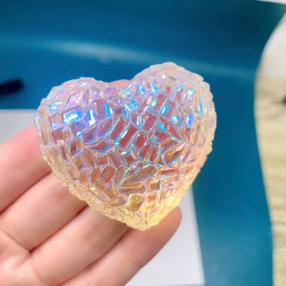 Handmade Diamond Heart Ornament Resin Mold