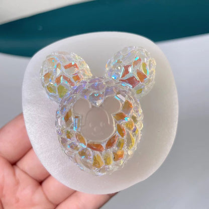 Handmade Diamond Mickey Head Pendant Decoration Resin Molds