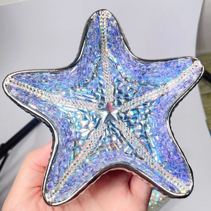 Handmade Diamond Starfish Storage Tray Resin Molds