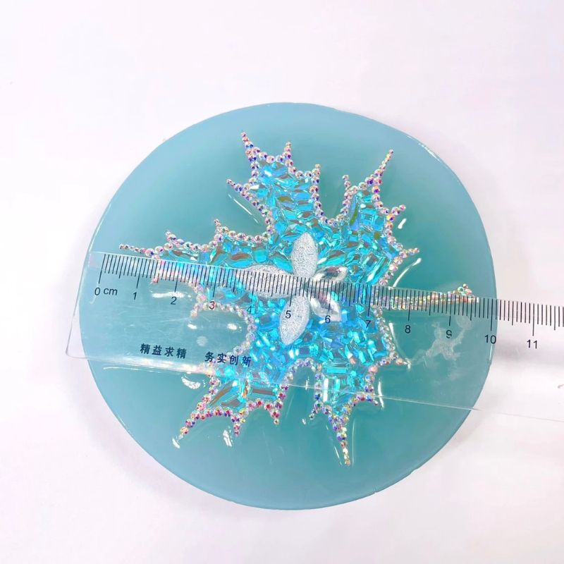 Handmade Diamond Leaf Ornament Resin Mold