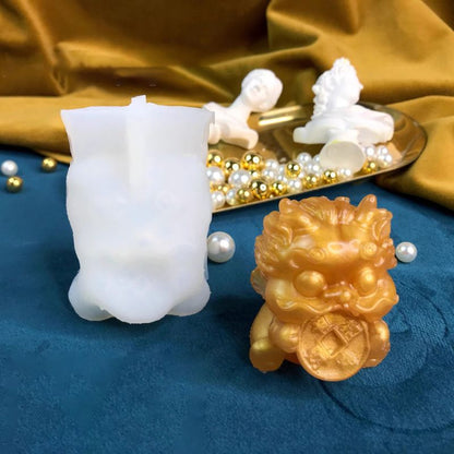 Handmade PIXIU Ornament Resin Mold for Bringing Fortune and Good Luck