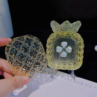 Handmade Diamond Pineapple Storage Boxes Resin Molds