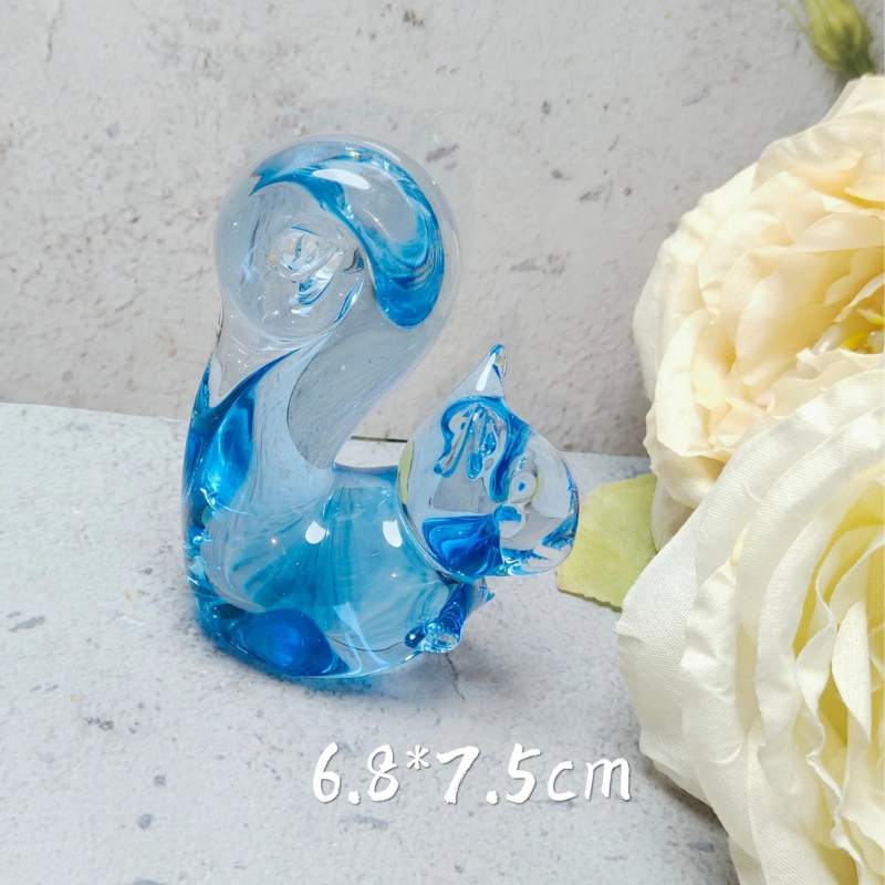 Handmade Crystal Squirrel Ornament Resin Mold