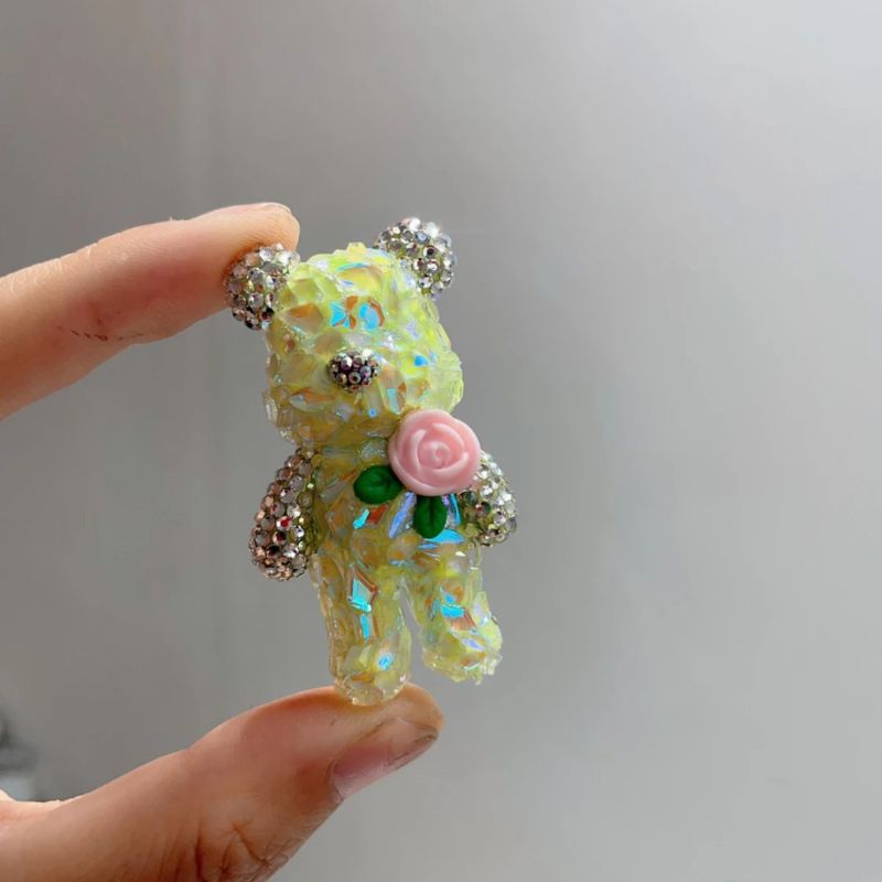 Handmade Diamond Bear Resin Mold