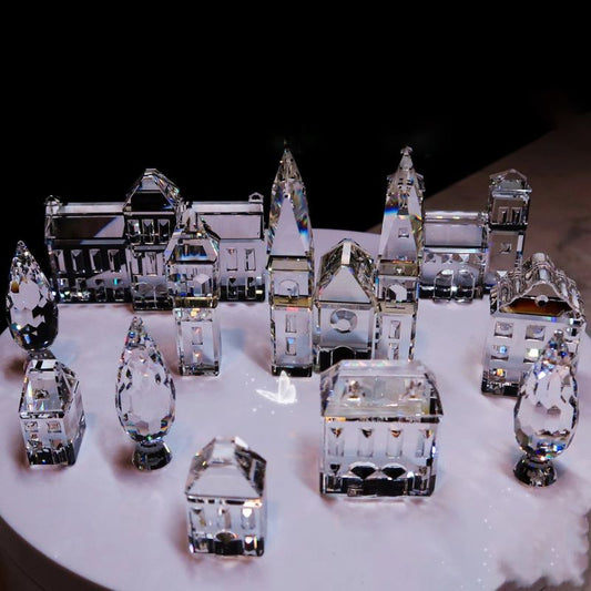 Handmade Crystal Castle House Decoration Ornament Resin Molds