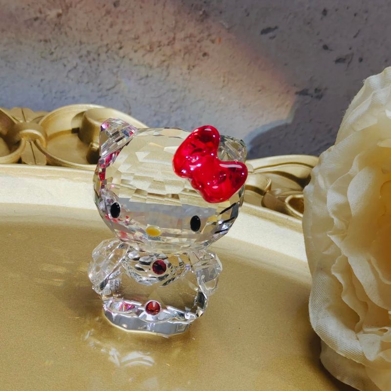 Handmade Crystal HelloKitty Ornament Resin Mold（side-cut mold）