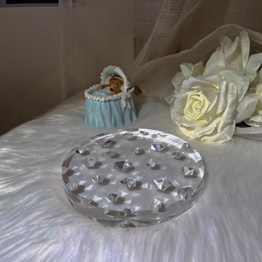 Handmade Crystal Star Storage Coaster Base Resin Molds