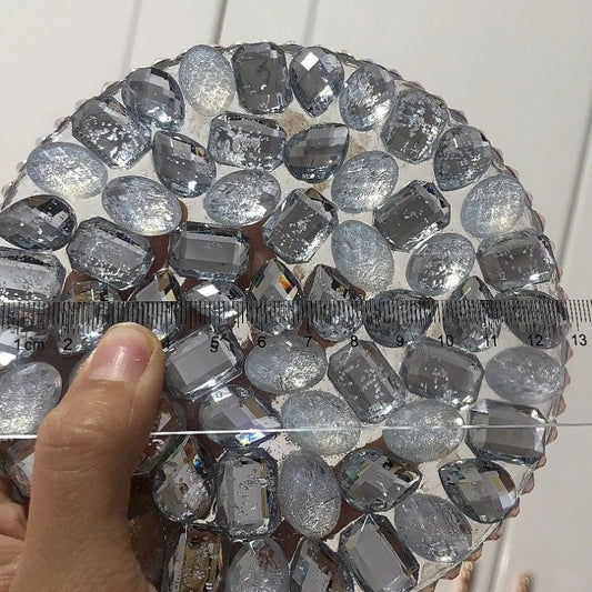 Handmade Large Diamond Round Coasters Resin Mold