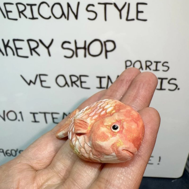 Handmade Fat Head Goldfish Ornament Resin Mold