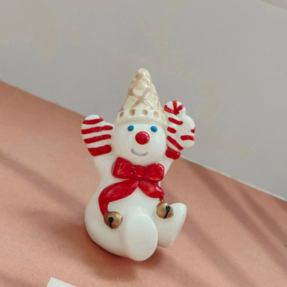 Handmade Cute Snowman Ornament Resin Mold