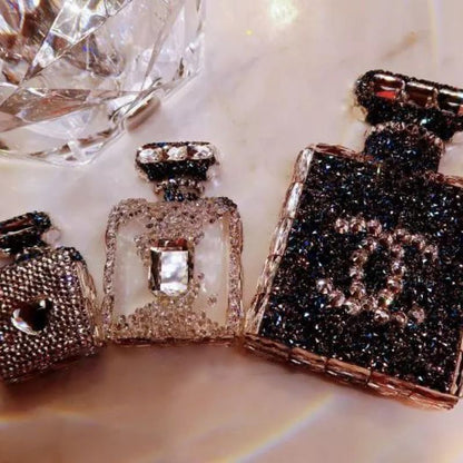 Handmade 3pcs Diamond Perfume Bottle Ornament Resin Molds