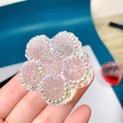 Handmade Diamond Flower Decoration Resin Mold with Hole