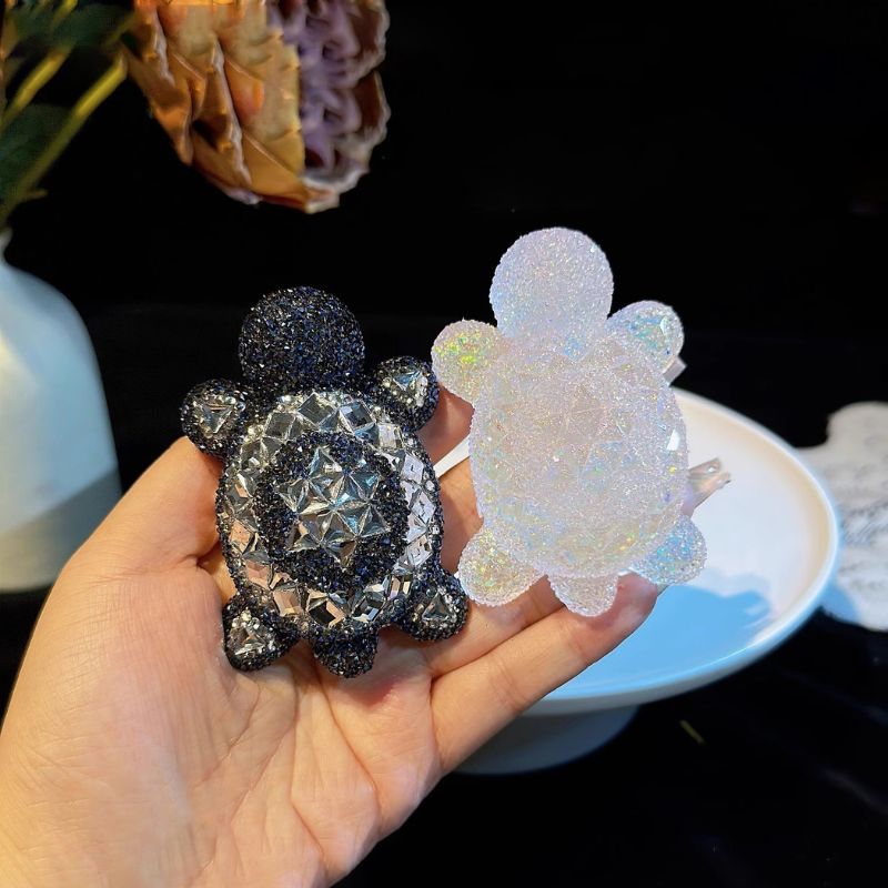 Handmade Cute Diamond Turtle Ornament Resin Mold