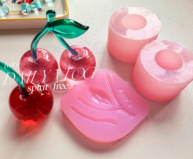 Handmade Cute Cherry Ornament Resin Mold (Cherry Mold + Rod Mold)