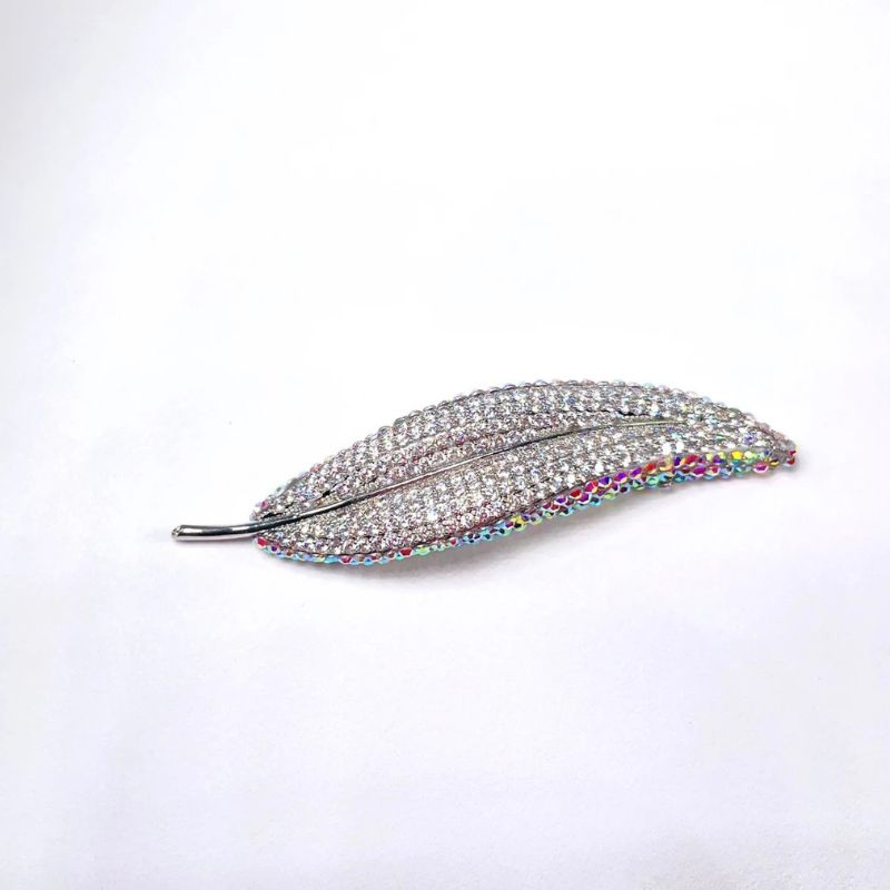 Handmade Diamond Leaf Brooch Resin Mold