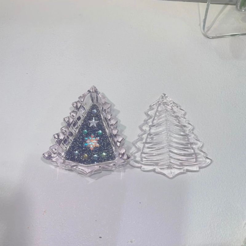 Handmade Diamond Christmas Tree Ornament Resin Mold