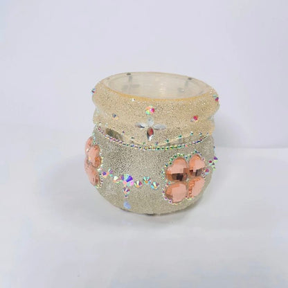 Handmade Diamond Large Pudding Storage Jar Resin Molds