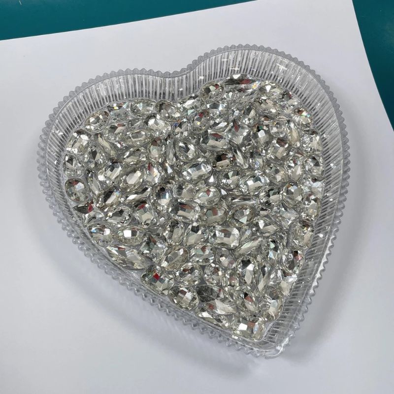 Handmade Heart Diamond Storage Resin Mold