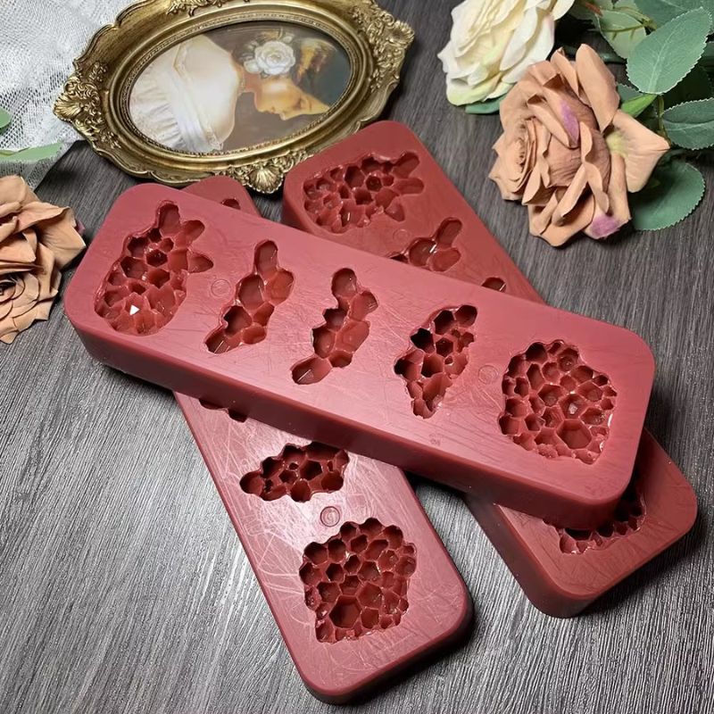 Handmade 5 in 1 Ultra Crystal Cluster Ornament Resin Molds