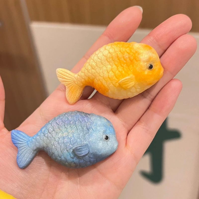 Handmade Fat Head Goldfish Ornament Resin Mold