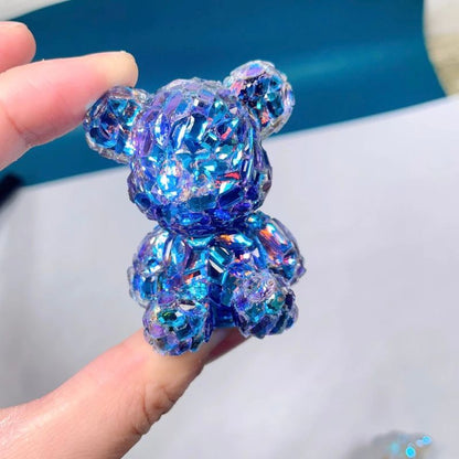 Handmade Diamond Bear Resin Mold