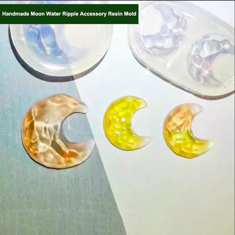 Handmade Moon Water Ripple Accessory Resin Mold