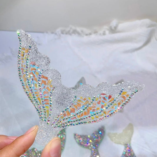 Handmade Diamond Mermaid Tail Ornament Resin Mold