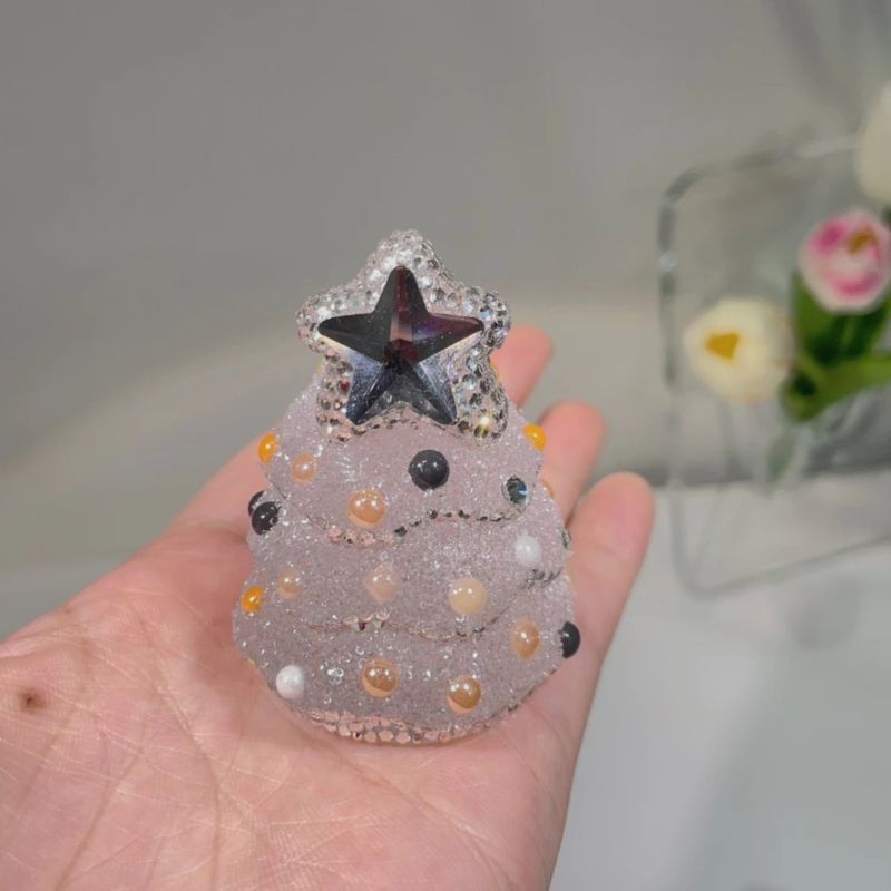 Handmade Diamond Christmas Tree Ornament Resin Mold