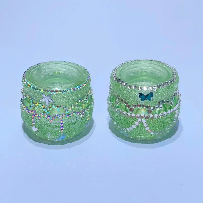 Handmade Diamond Bee Storage Jar Resin Molds